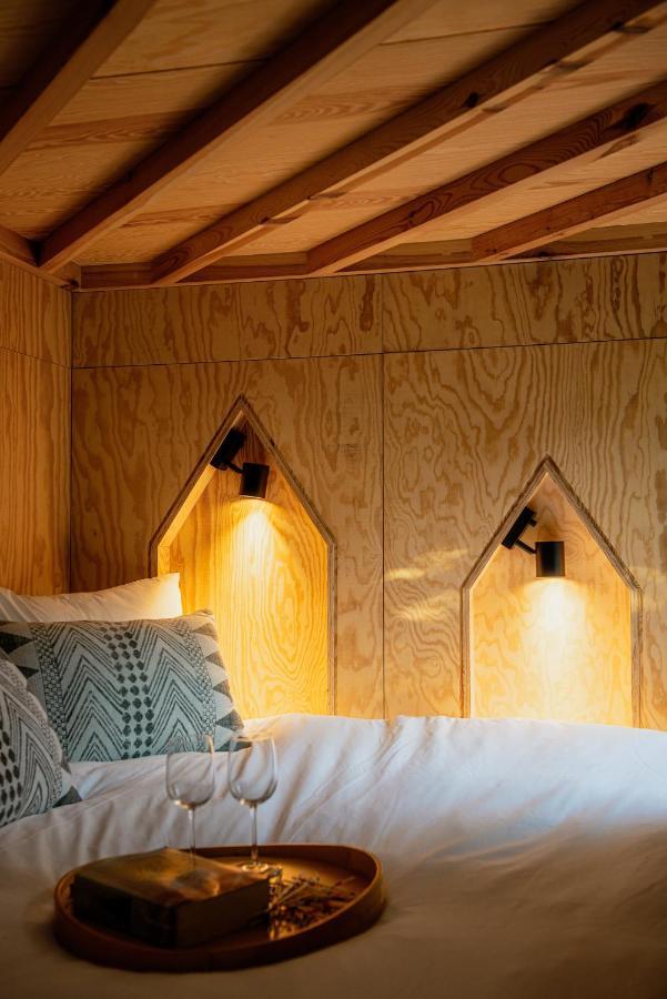 Hutstuf - The Fox & Private Outdoor Spa La-Roche-en-Ardenne Bagian luar foto