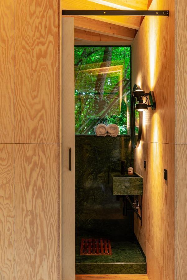 Hutstuf - The Fox & Private Outdoor Spa La-Roche-en-Ardenne Bagian luar foto